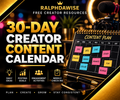30-Day Creator Content Calendar