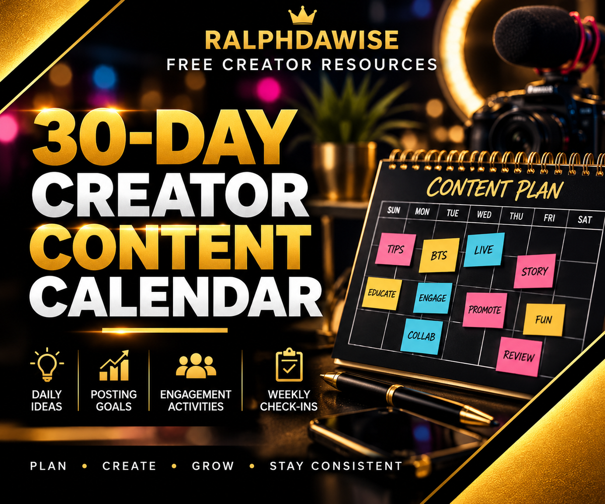 30-Day Creator Content Calendar
